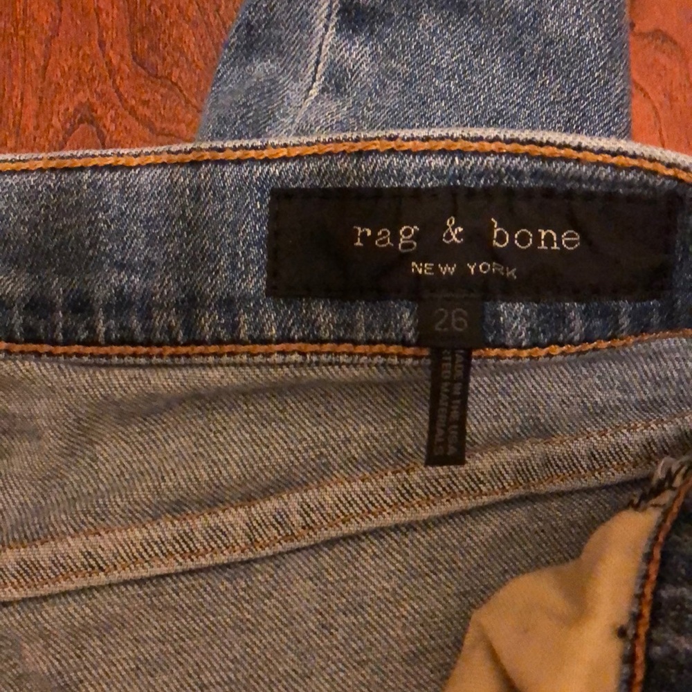 Rag and bone New York size 26 blue denim jeans